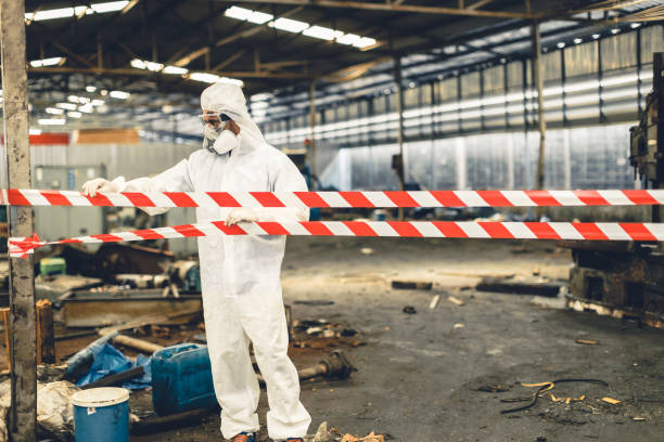 Professional Drug Lab Cleanup technician working in Alto, MI